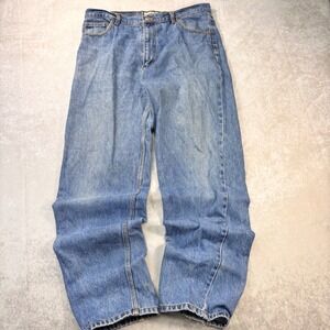 Vintage Jordin Baggy Jeans Men's 38 Medium Wash Relaxed Straight Leg Y2K Denim